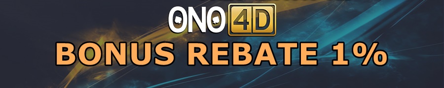 Bonus Rebate 1% ono4d